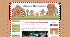 Desktop Screenshot of holidays-and-observances.com